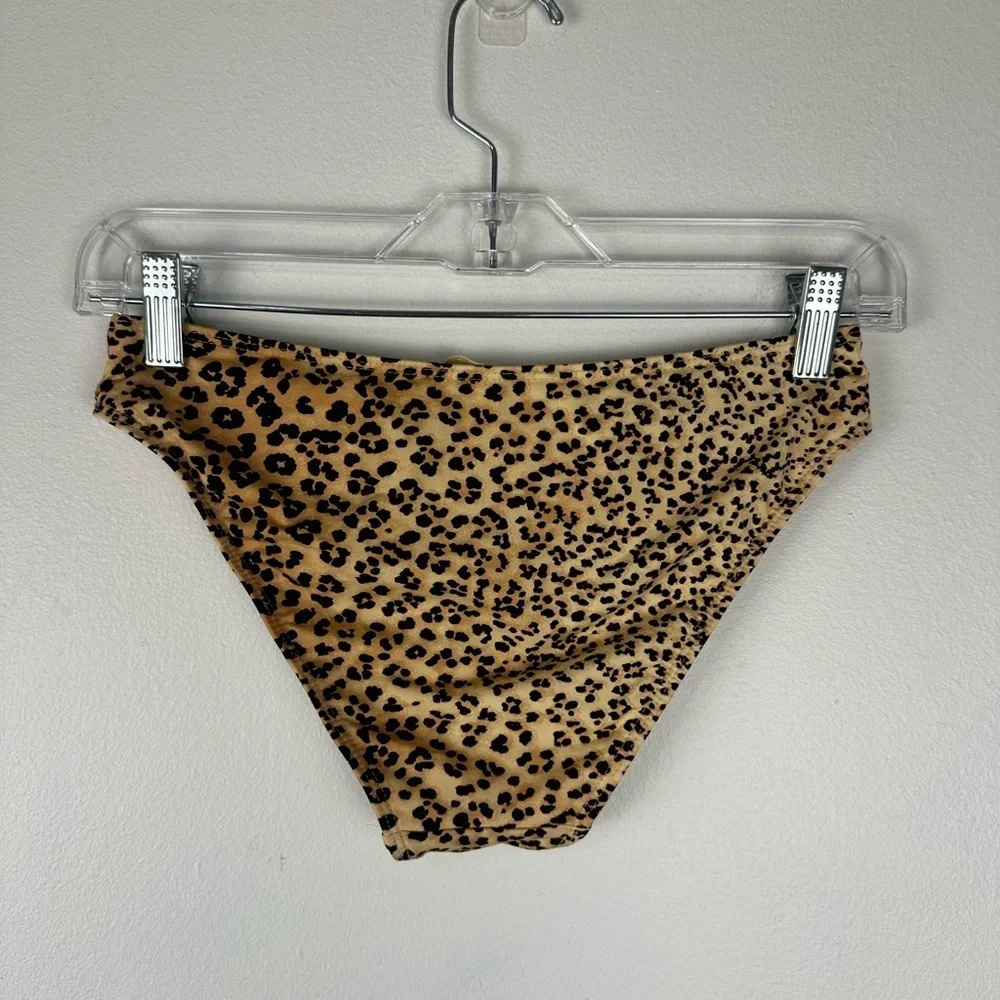 Ulla Johnson Animal Print Reina One Shoulder‎ and Dani Hipster Swimsuit Size S